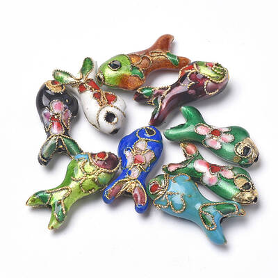 Handmade Cloisonne Beads