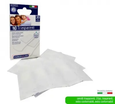 Farmaline Cerotti Classici Medi Trasparenti Conf. 20 Pezzi