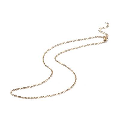 Ion Plating(IP) 304 Stainless Steel Cable Chain Necklace for Men Women