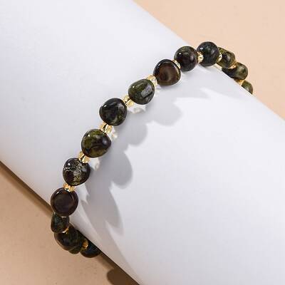 Natural Dragon Blood Beaded Bracelets for Women