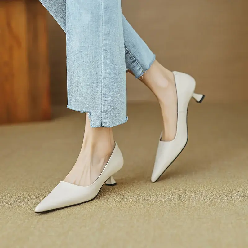CHIKO Amani Pointy Toe Kitten Heels Pumps Shoes