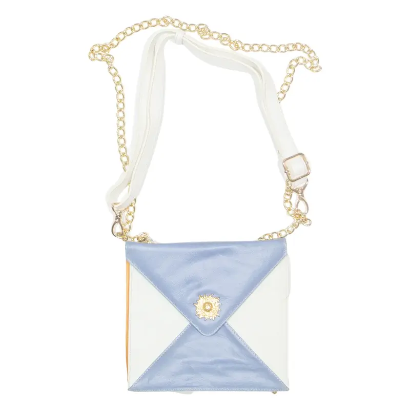 LOUIS FERAUD Womens Shoulder Bag Cream Leather