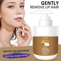 ROZINO Coconut Oil Facial Hair Removal Cream - Gentle Lip Hair Removal cream hair remover Coconut Oil Hair Removal Cream