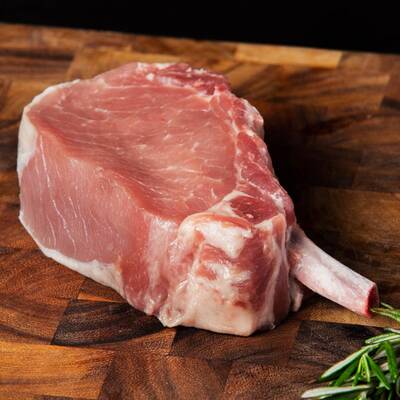 BlackboxMeats Pork Chop - Frenched, 12oz