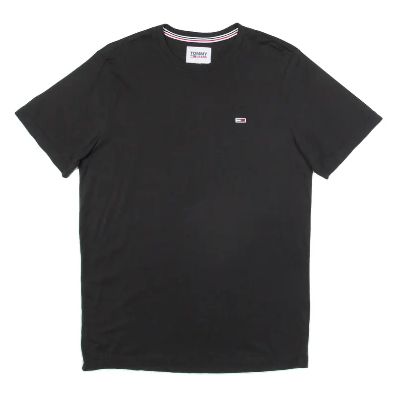 TOMMY HILFIGER Mens T-Shirt Black M