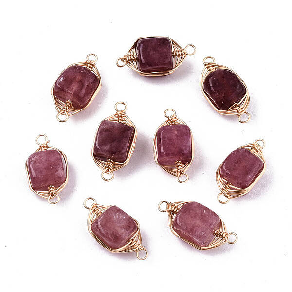 Natural Agate Links Connectors