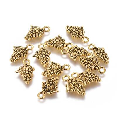 Tibetan Style Alloy Antique Golden Pendants