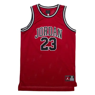 AIR JORDAN Boys Jersey Red Sleeveless 12-13Y