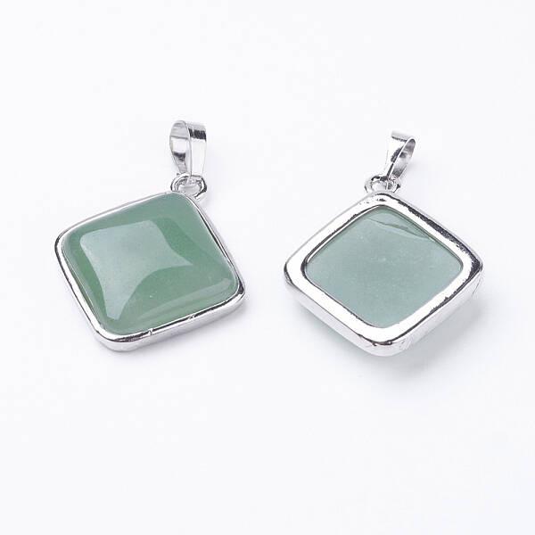 Natural Green Aventurine Pendants