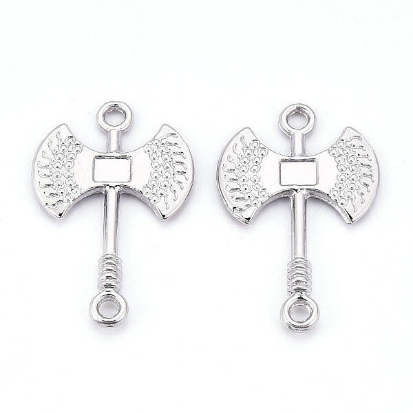 Alloy Double Axe Connector Charms
