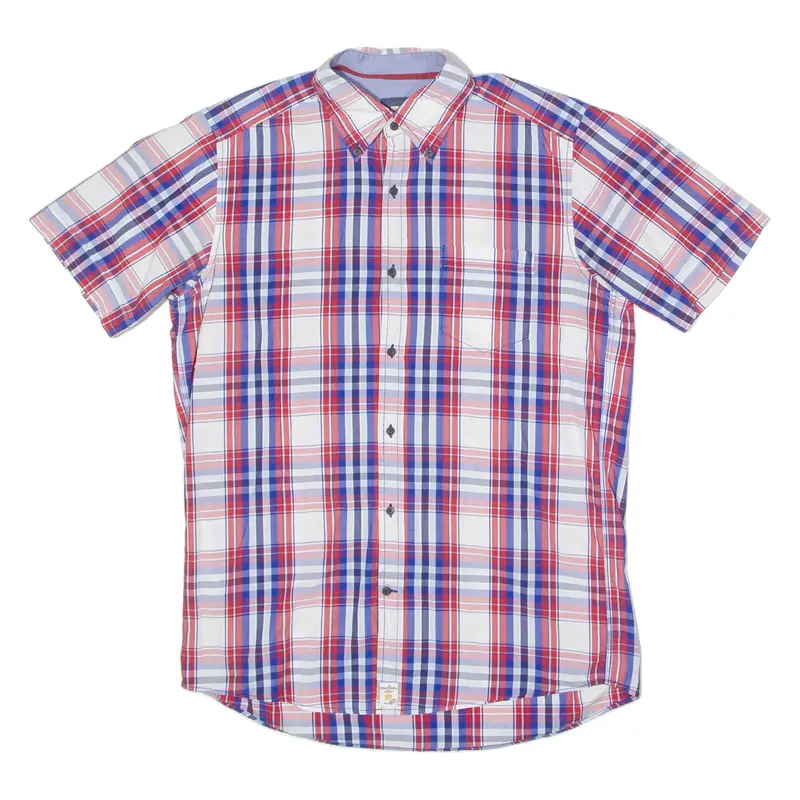 PIERRE CARDIN Mens Shirt Blue Check M