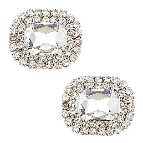 Alloy Rhinestone Shoe Decorations