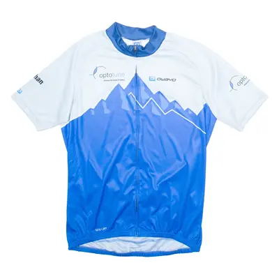 OWAYO Full Zip Cycling Mens Jersey Blue L