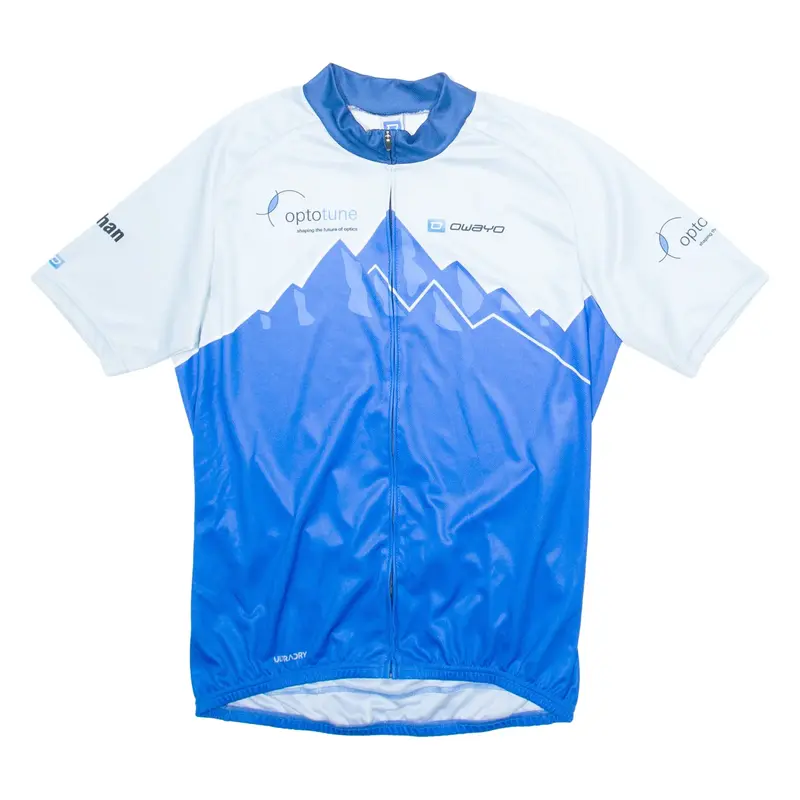 OWAYO Full Zip Cycling Mens Jersey Blue L