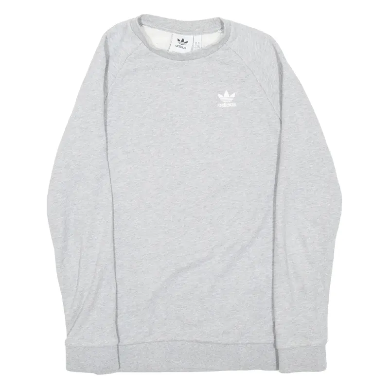 ADIDAS Mens Sweatshirt Grey Crewneck XS