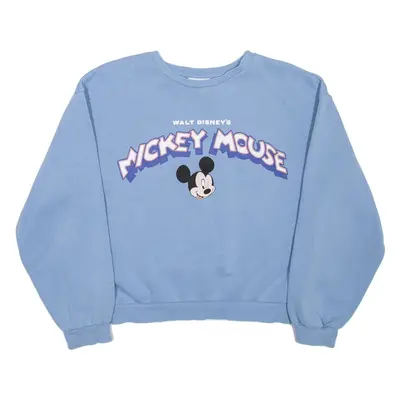 C&A Mickey Mouse Womens Sweatshirt Blue L