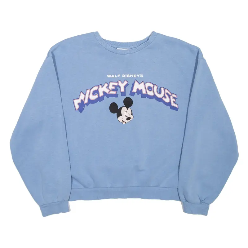 C&A Mickey Mouse Womens Sweatshirt Blue L