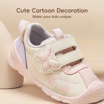 Balabala Children's Shoes for Boys & Girls - 2025 New  Cute Comfortable Synthetic Leather Infant Walking Sneakers with Butter...