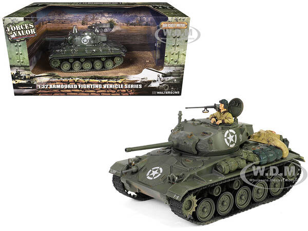 M24 Chaffee Light Tank 8th Armored Division, 36th Tank Batallion, Rheinberg, Germany, World War II (1945) United States Arm...