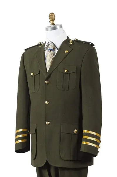 Canto Men's 2 Piece Fashion Suit with Gold Buttons and Accents - Tailored Fit