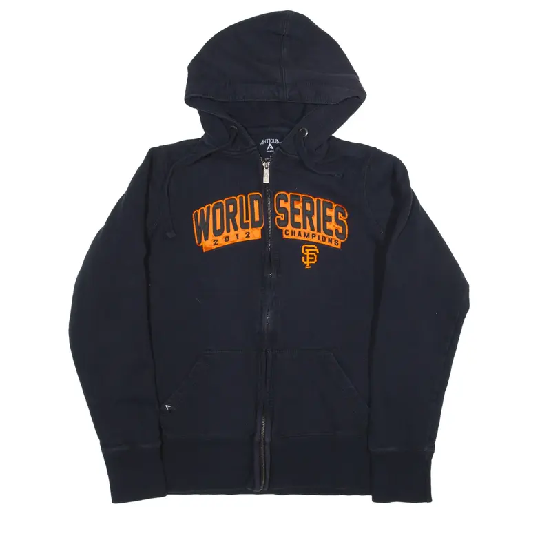 ANTIGUA World Series 2012 Hoodie Blue Full Zip Womens L