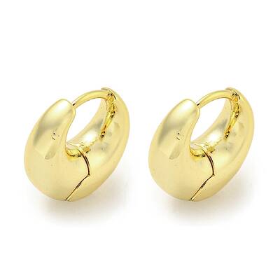 Brass Hoop Earrings