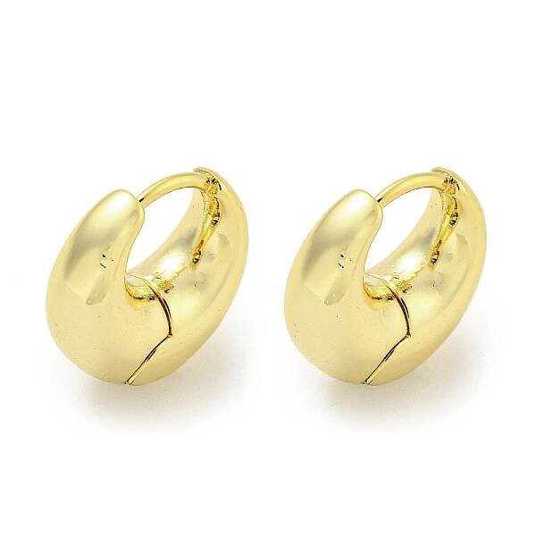 Brass Hoop Earrings