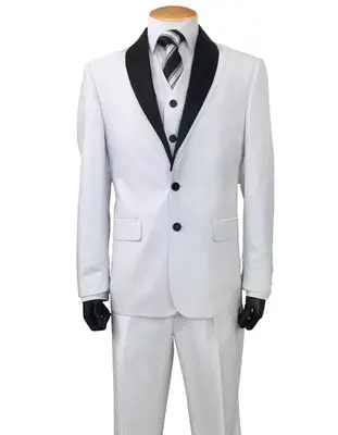 White Prom Suit - White Prom Tuxedo  - White Suit