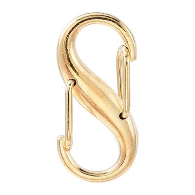 Alloy Double S Snap Hook Spring Keychain Clasps