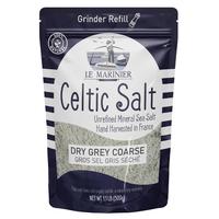 Le Marinier French Sea Salt Dry Grey Coarse Sea Salt, 1.1lb - 18oz. Mineral Rich Unrefined Sea Salt 100% Natural, Hand Harves...