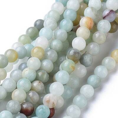 Natural Flower Amazonite Beads Strands