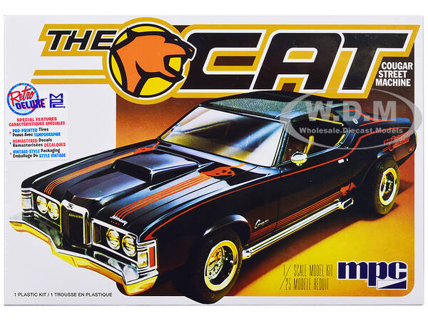 Skill 2 Model Kit 1973 Mercury Cougar The Cat 1/25 Scale Model by MPC