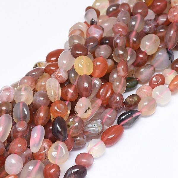 Natural Agate Beads Strands