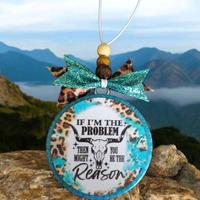 Car Freshie - Handmade Car Freshener with Colorful Design, Personalization Options, Lasts Up to 30 Days, Features If I'm Th...