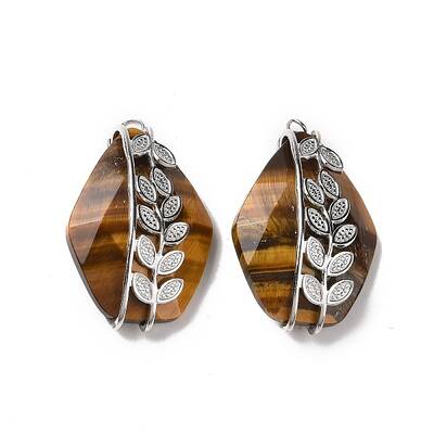 Natural Tiger Eye Pendants