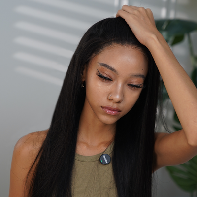 20inch Straight ISEE Block Wig with Optional Replaceable Tops