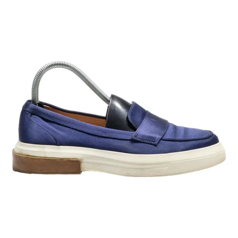TODS Loafer Shoes Blue Synthetic Womens UK 5