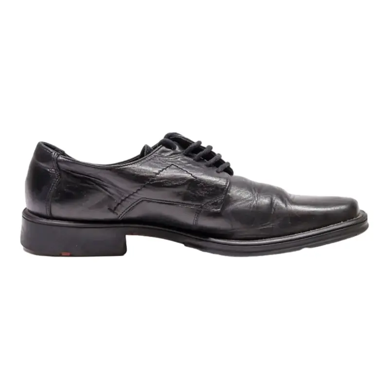 LLOYD Derby Shoes Black Leather Mens UK 10.5