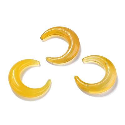 Natural Yellow Agate Beads