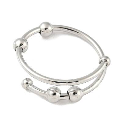 Brass Rotating Cuff Rings for Women