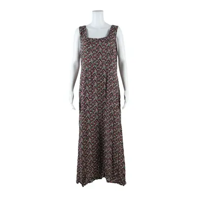 RABBIT DESIGNS Womens Day Dress Pink Floral Sleeveless Long UK 14