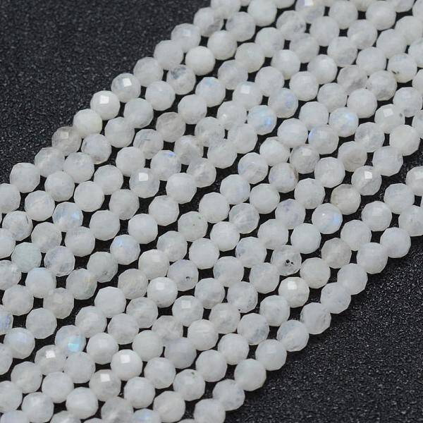 Natural Rainbow Moonstone Beads Strands
