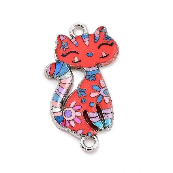 Alloy Enamel Connector Charms