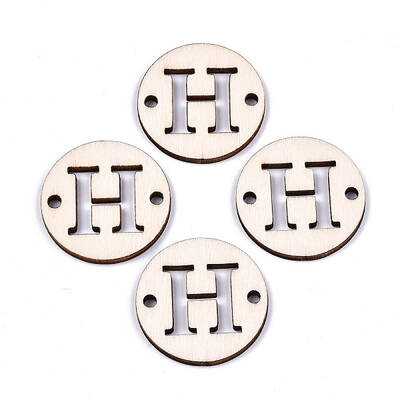 Unfinished Natural Poplar Wood Links Connectors