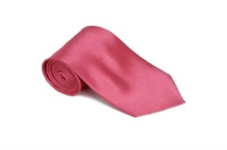 Wholesale Mens Ties Bulk - Shockingpink 100% Silk Solid Necktie With Handkerchief Buy 10 Of Same Color Tie