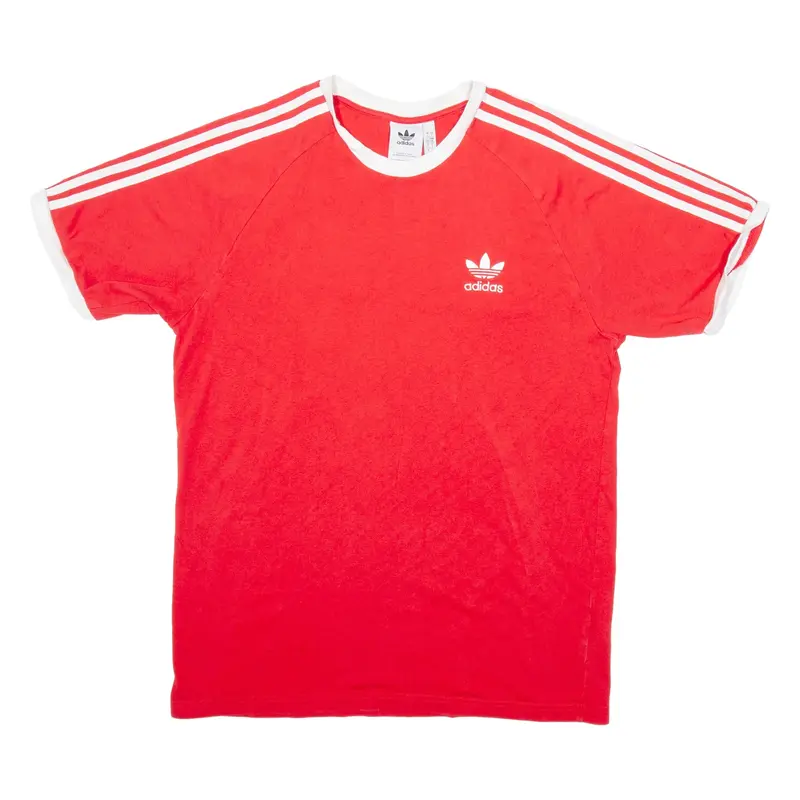 ADIDAS Mens T-Shirt Red L