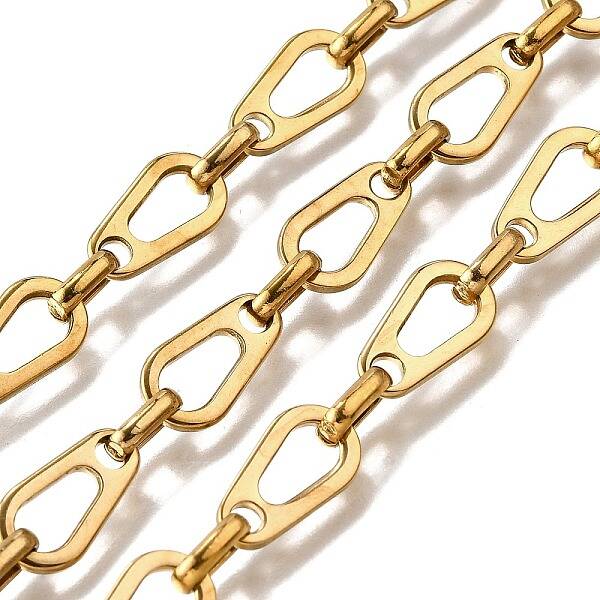 Ion Plating(IP) 304 Stainless Steel Teardrop Link Chains