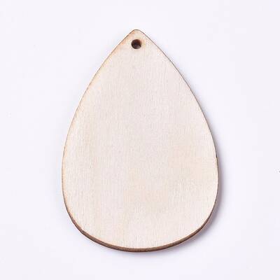 Unfinished Blank Wood Pendants