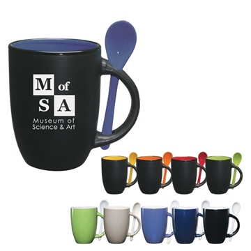72 Promotional 12 oz Spooner Mug - Removable Spoon