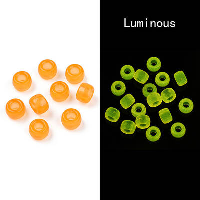 Transparent & Luminous Plastic Beads